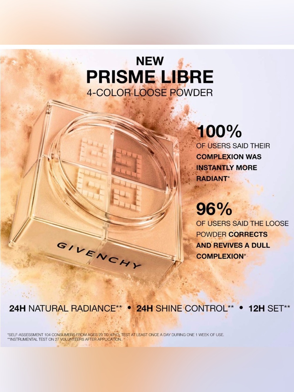 Givenchy Prisme Libre Color Correcting Setting Powder Shade 5 Popeline Mimosa - Picture 2 of 8